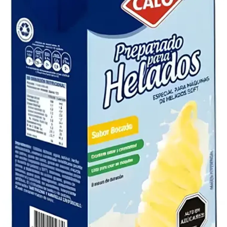 Preparado Para Helados Soft Calo 1l Sabor Lúcuma 1