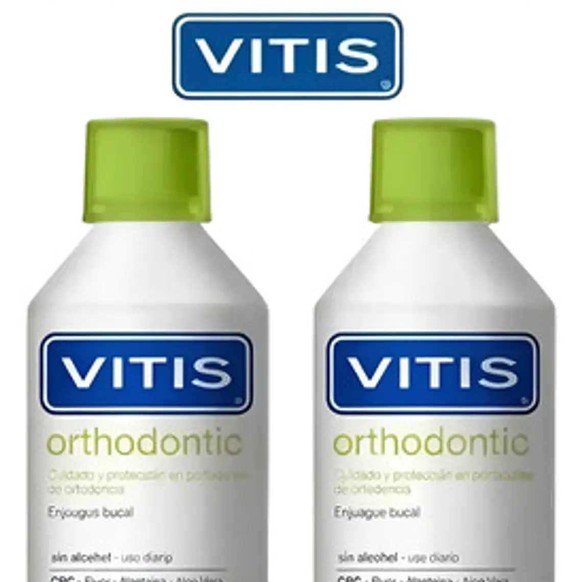 Enjuague Bucal Vitis Orthodontic 500ml Pack X2 Unidades 1