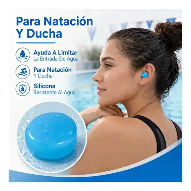 Tapones Para Oídos De Silicona Moldeable Pacard Colores 3