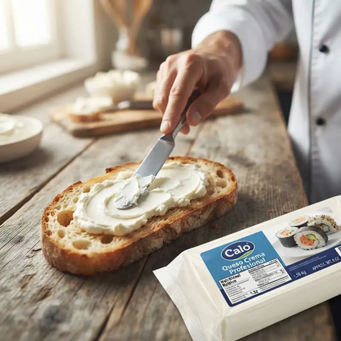 Queso Crema Profesional Calo 1,36 Kg 6