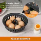 Accesorio Cocedor de Huevos Pochados y Duros Compatible con Thermomix y Osoji - Miniatura 3