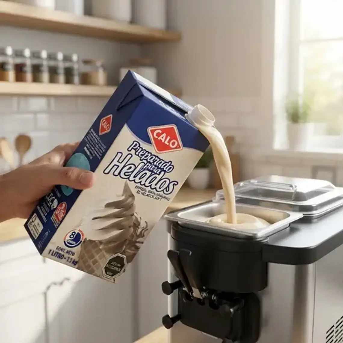 Preparado Para Helados Soft Calo 1l Sabor Chirimoya 2
