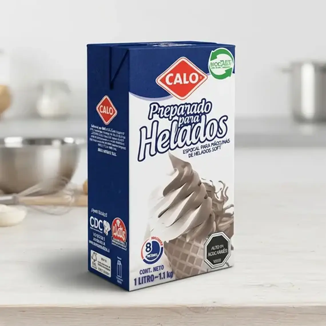 Preparado Para Helados Soft Calo 1l Sabor Chirimoya 3