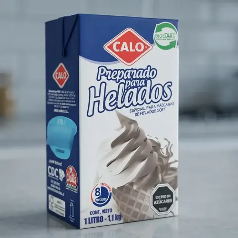Preparado Para Helados Soft Calo 1l Sabor Chirimoya 4