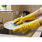 Guantes De Limpieza Domestico De Latex Tresor Talla L -1 Par - Miniatura 4