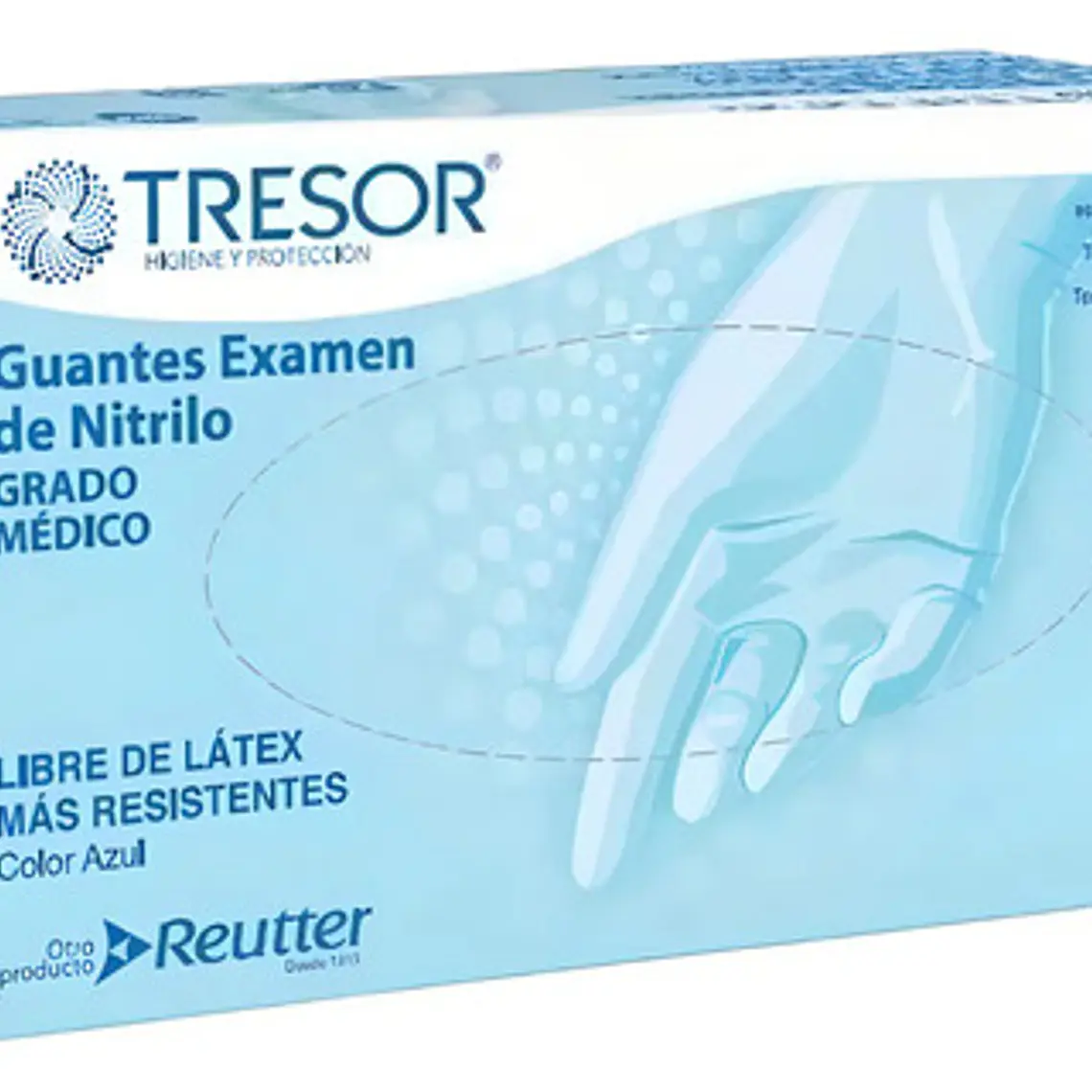Guantes Descartables Tresor Examinación De Nitrilo 2
