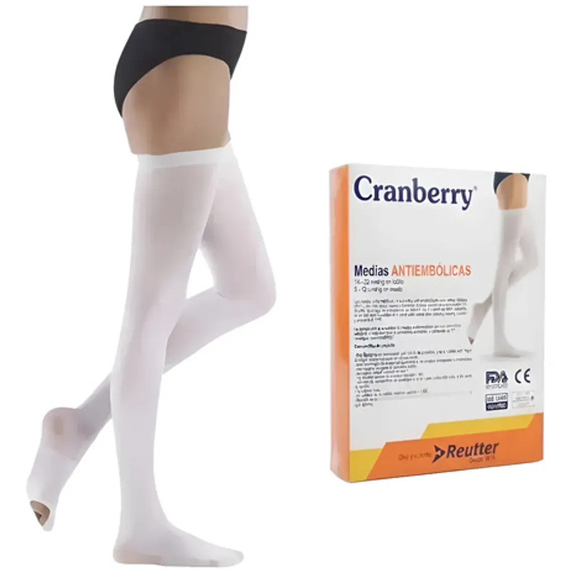 Medias Compresion Cranberry Trombosis Venosa (elegir Medida) 1