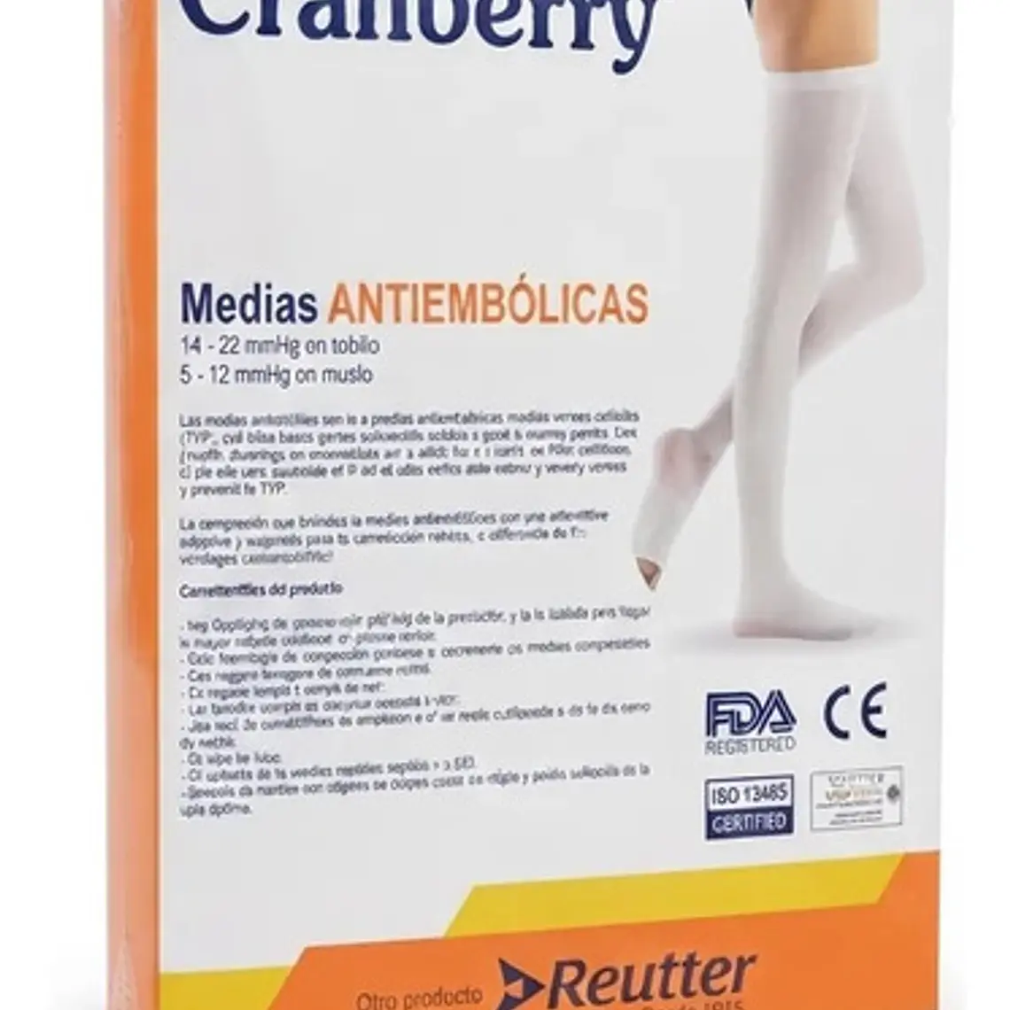 Medias Compresion Cranberry Trombosis Venosa (elegir Medida) 2