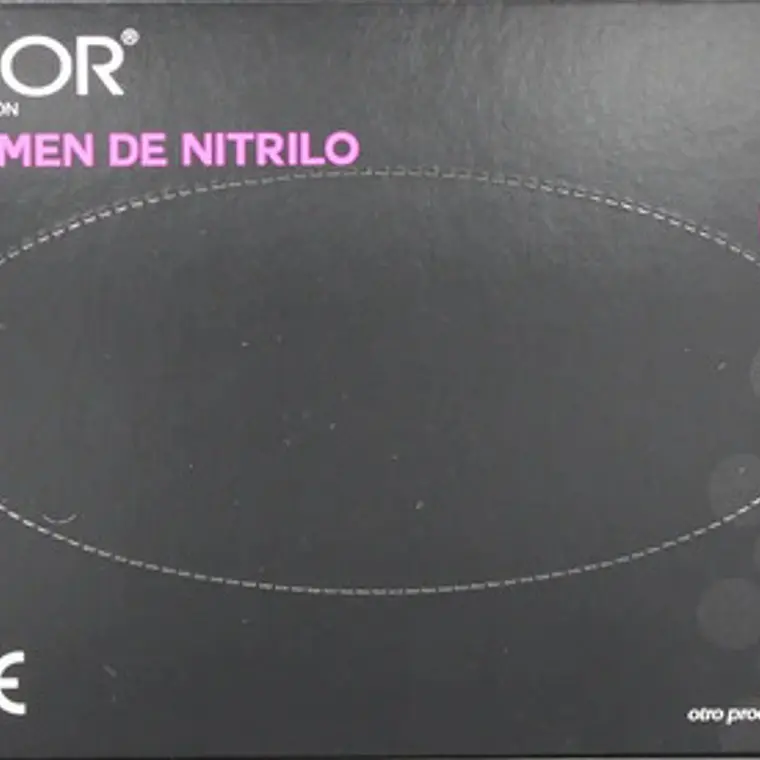 Guantes descartables Tresor Examinación de nitrilo 3