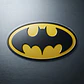 Logo Chapita Batman Metálica Para Auto 8.5cm - Miniatura 4