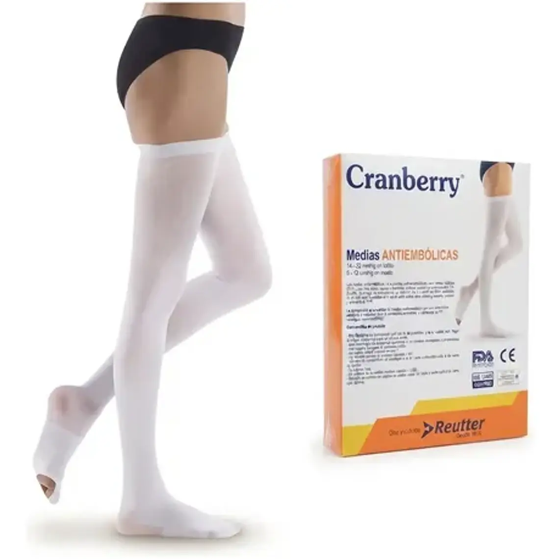 Medias Compresion Cranberry Trombosis Venosa (elegir Medida) 1