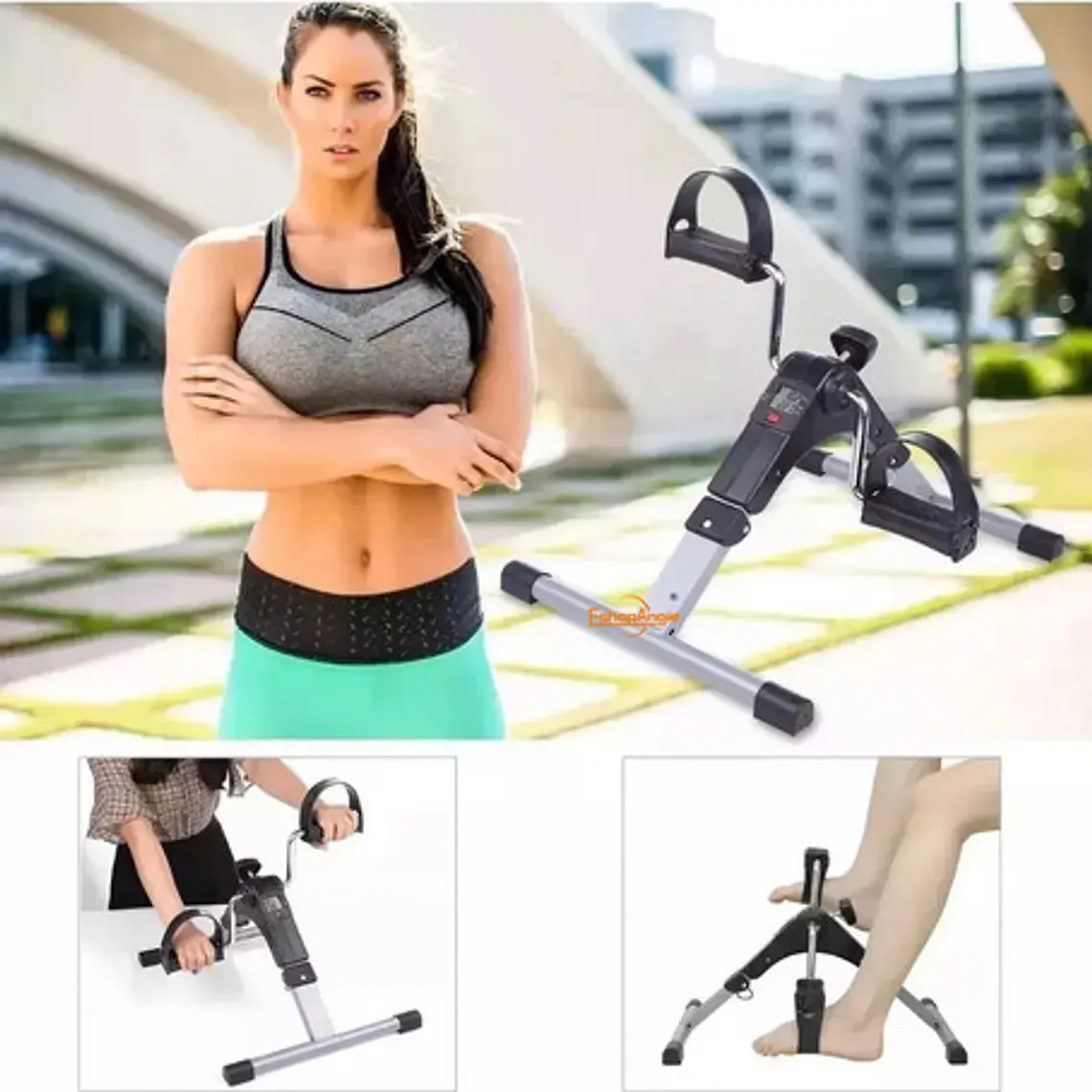 Pedalera Ejercitador De Manos Y Pies Con Monitor Plegable Eshopangie 7