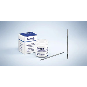 Kit Cementación Fermín: Cemento Provisorio Pote 40g + Espátula Metálica Doble Extremo 17,8cm