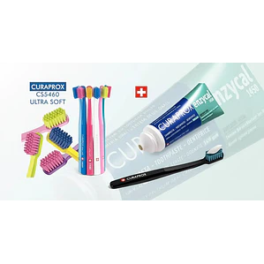 Kit Curaprox: Cepillo Ultra Suave 5460 Azul + Pasta Dental Enzycal Original 75ml