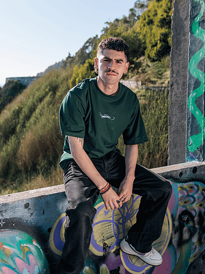 POLERA VERDE BOTELLA - ISAÍAS 44:22 - OVERSIZED FIT