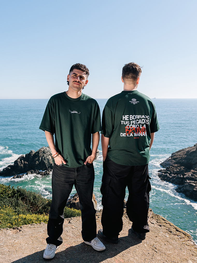 POLERA VERDE BOTELLA - ISAÍAS 44:22 - OVERSIZED FIT 5