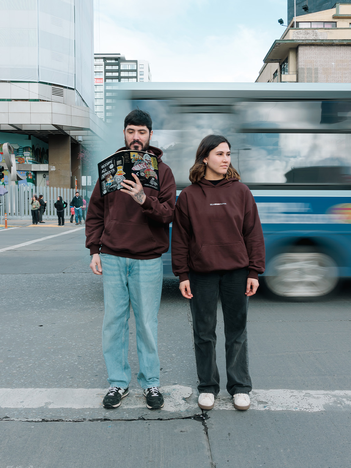 HOODIE CAFÉ - SIN MIEDO - BOXY FIT 5