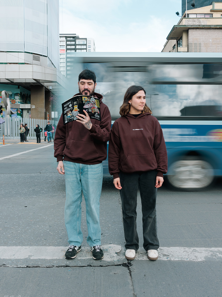 HOODIE CAFÉ - SIN MIEDO - BOXY FIT 5