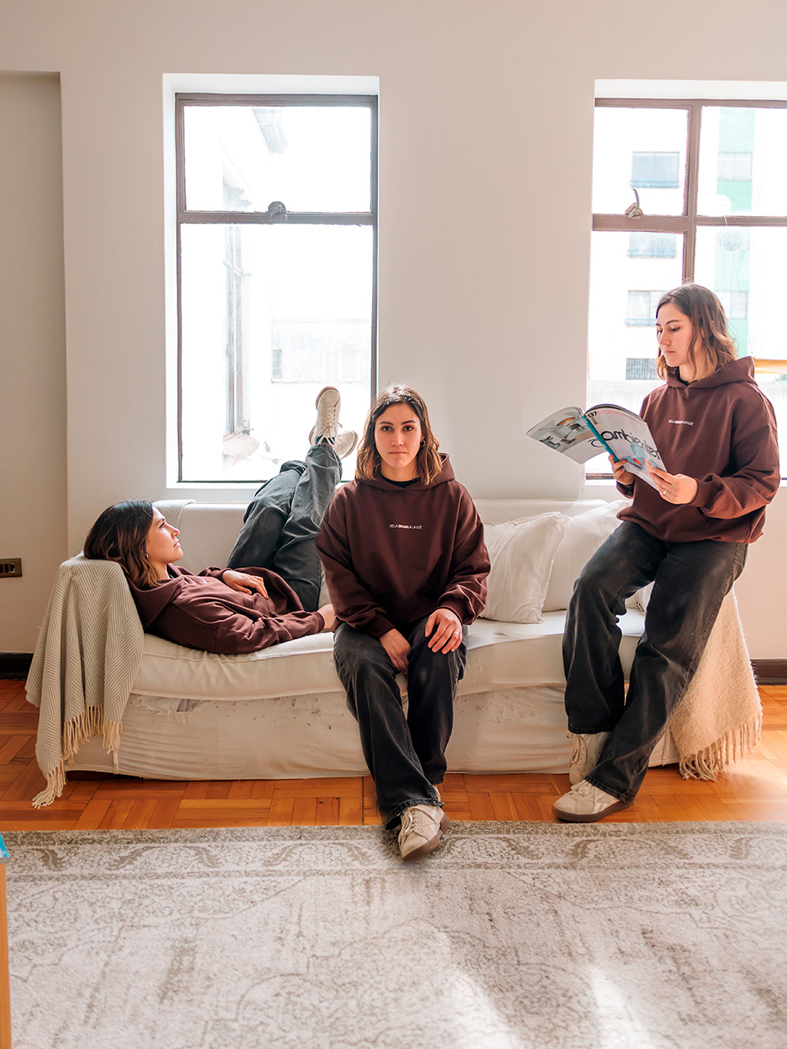 HOODIE CAFÉ - SIN MIEDO - BOXY FIT 2