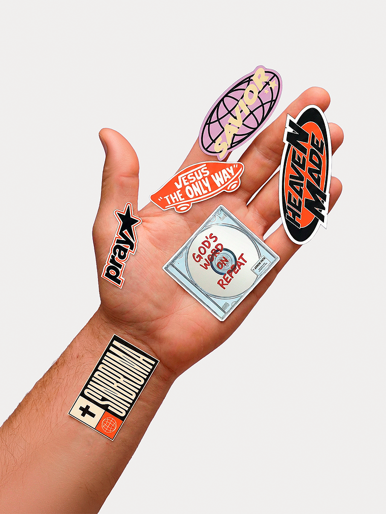 PACK DE STICKERS X6 - VINILO PREMIUM - COLECCIÓN 03 2