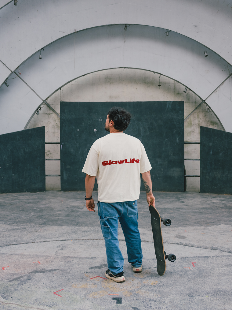 POLERA CRUDO - SLOW LIFE - BOXY FIT 7