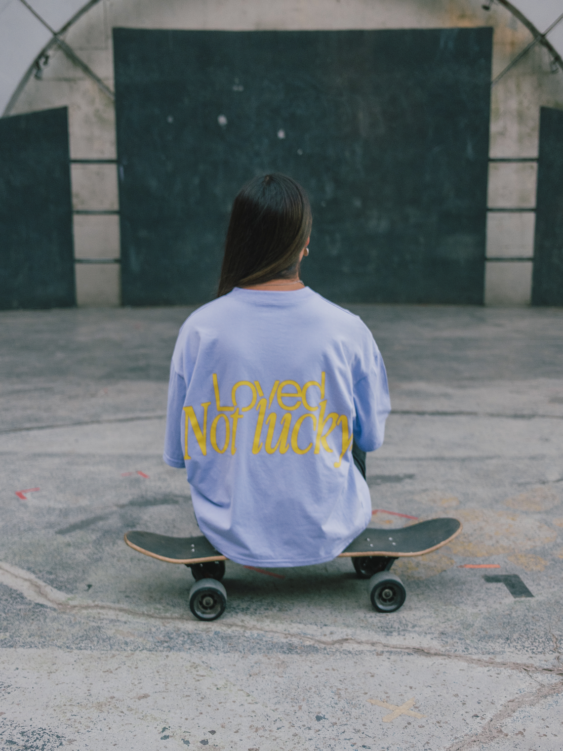 POLERA LILA CLARO - LOVED - BOXY FIT 5