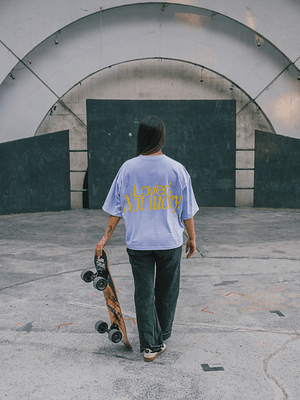 POLERA LILA CLARO - LOVED - BOXY FIT