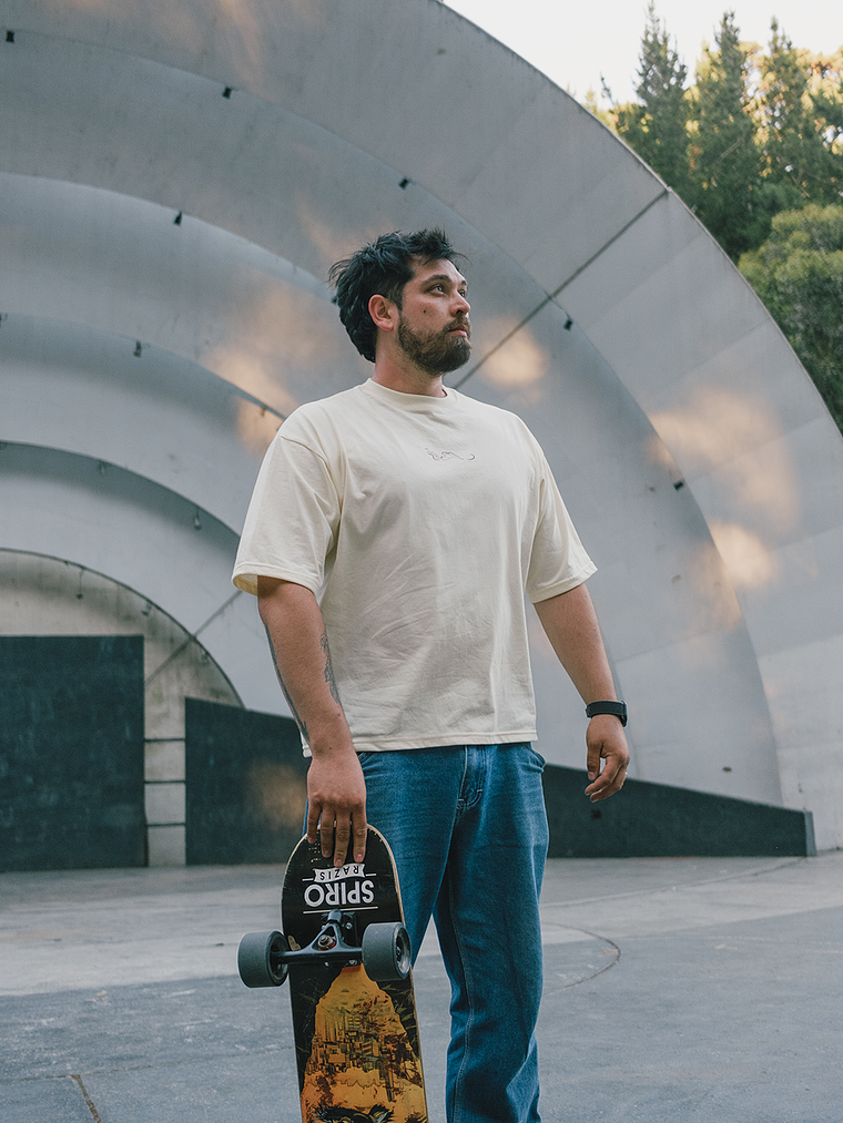 POLERA CRUDO - SLOW LIFE - BOXY FIT 1