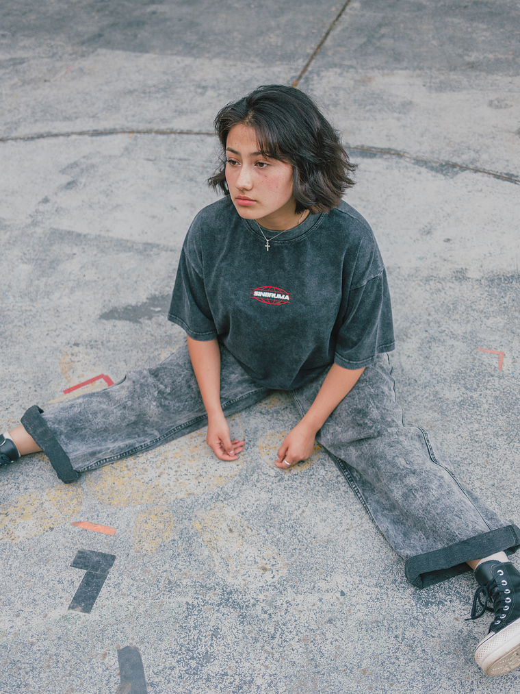 POLERA ACID WASH - LOGO SIN BRUMA - BOXY FIT 7