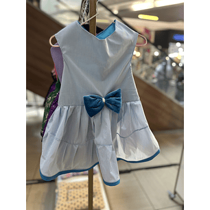 Vestido Lineas Celestes 