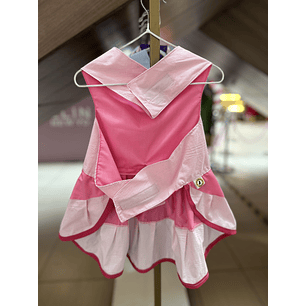 Vestido Lineas rosado 