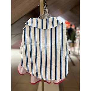 Guayabera Lineas Azules 