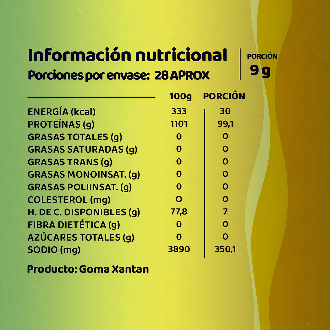 GOMA XANTAN 250 GR - TRAIGUÉN 2