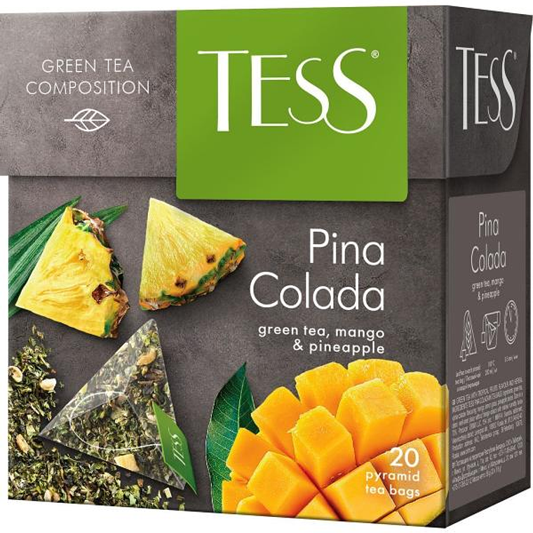 TÉ VERDE PIÑA COLADA 20 BOLSAS TESS - CATEDRAL 1