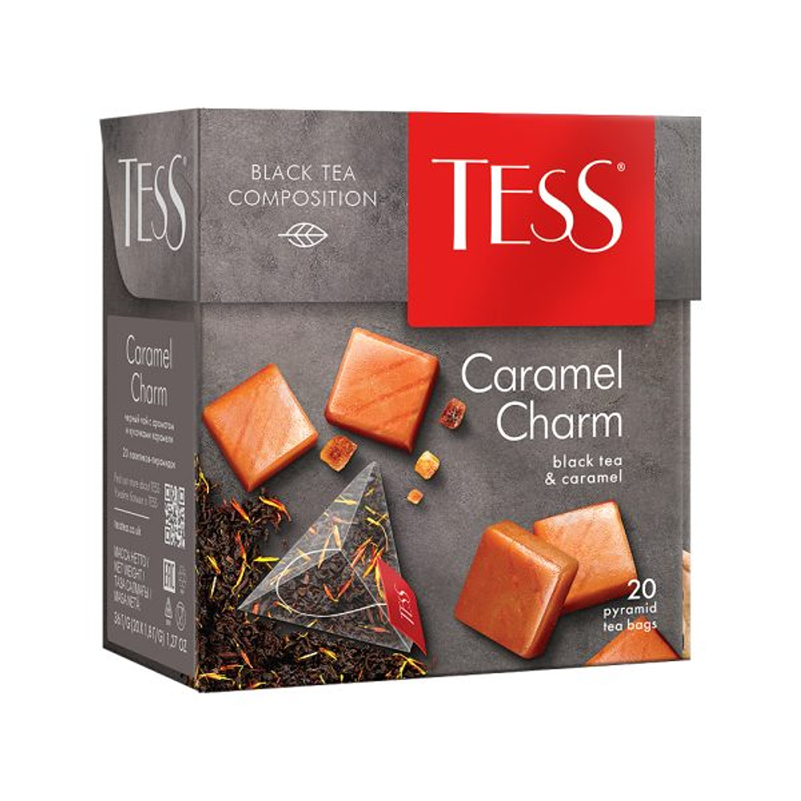 TÉ NEGRO CARAMELO 20 BOLSAS TESS - CATEDRAL 1