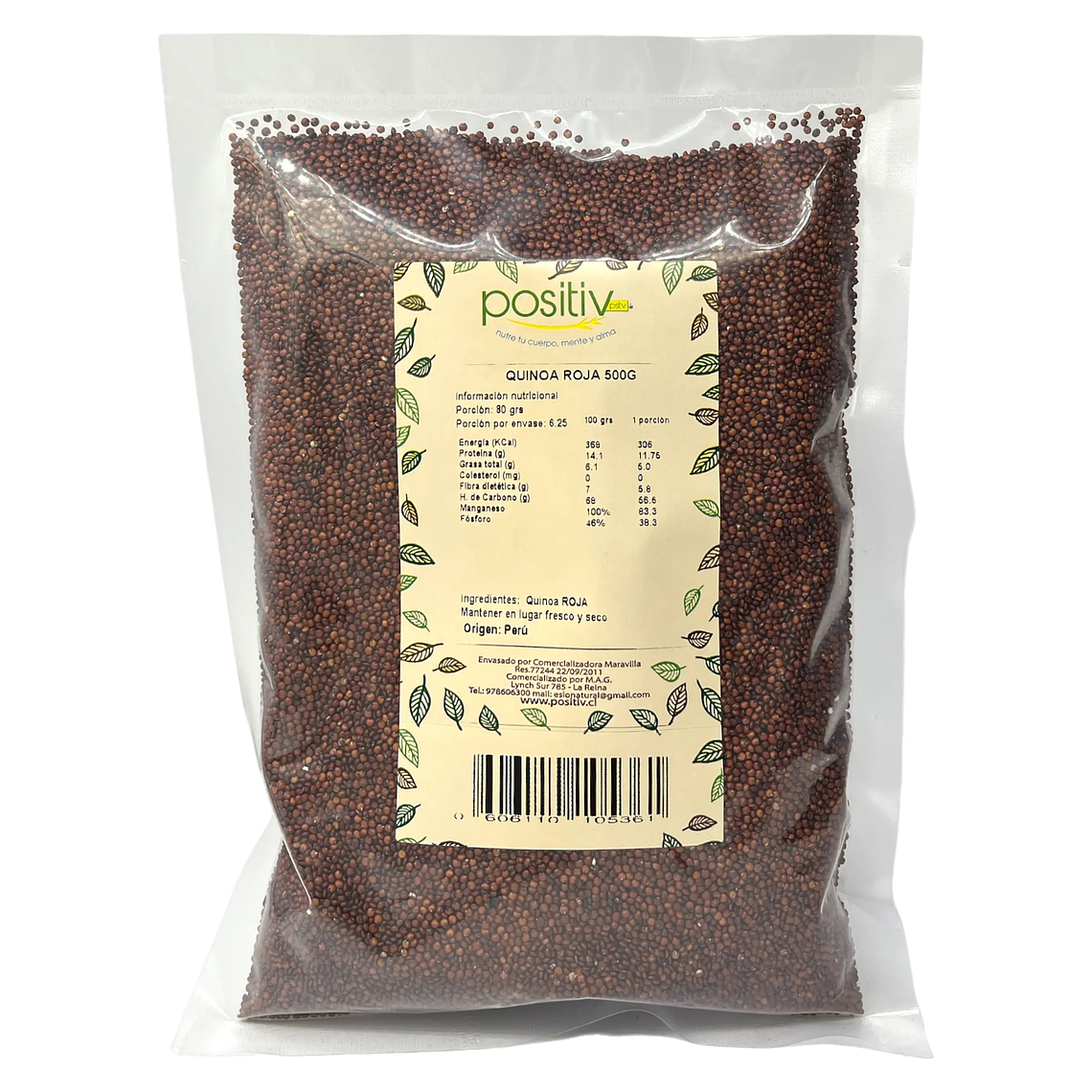 QUINOA ROJA 500GR POSITIV - CATEDRAL 1