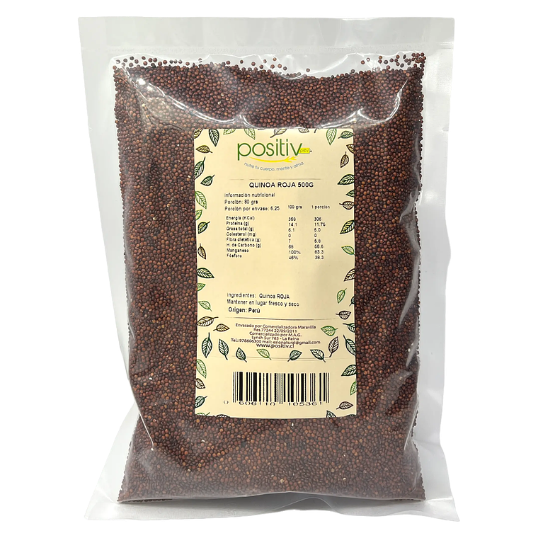 QUINOA ROJA 500GR POSITIV - CATEDRAL 1