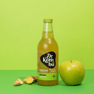 KOMBUCHA MANZANA JENGIBRE 330CC DR KOMBU - CATEDRAL