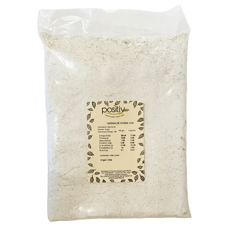 HARINA DE AVENA 1KG POSITIV - CATEDRAL 1