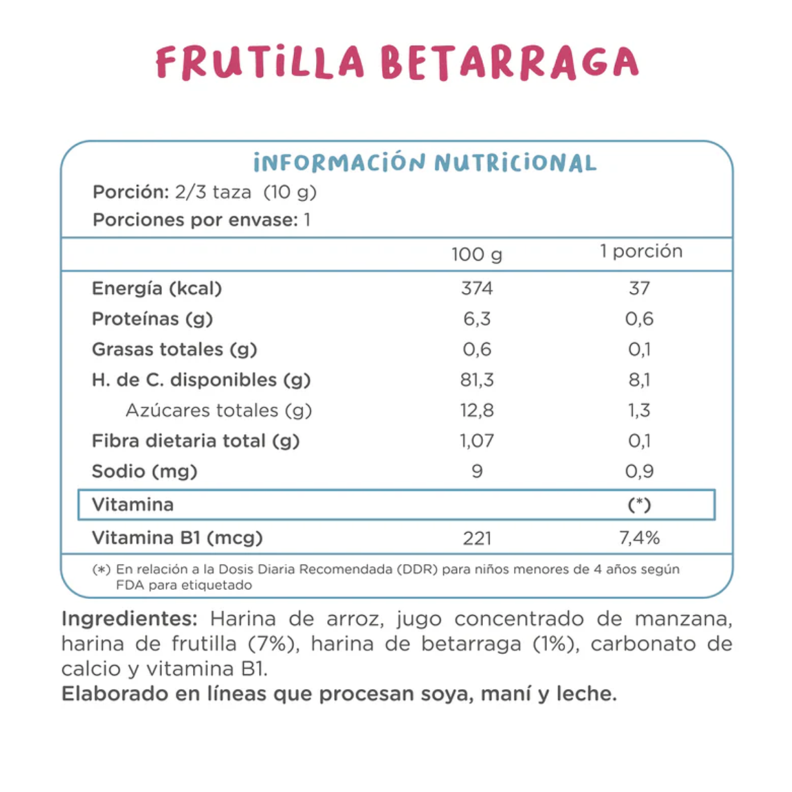 PUFFS KUNA FOODS FRUTILLA BETARRAGA 50 G - TRAIGUÉN 2