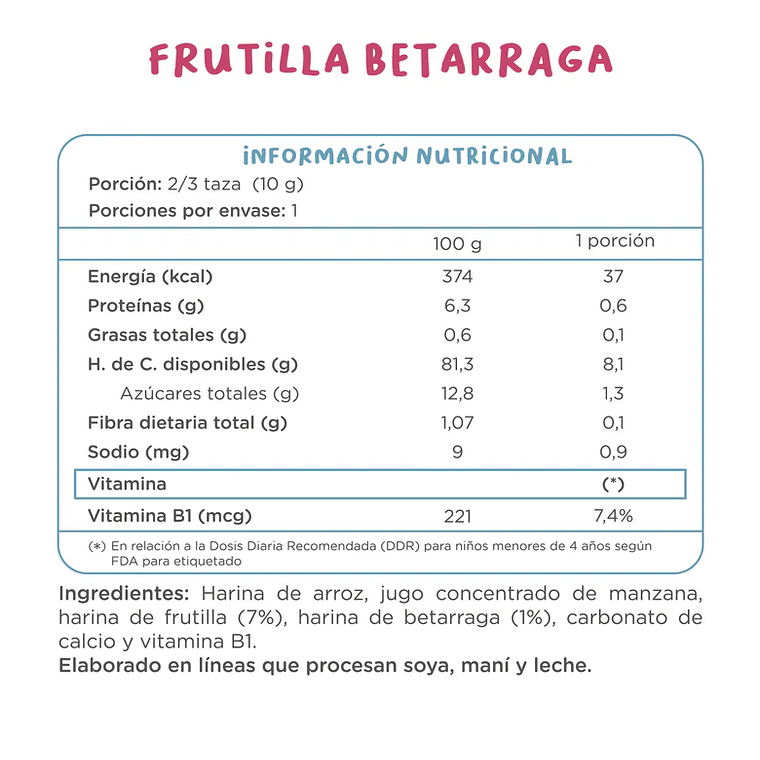 PUFFS KUNA FOODS FRUTILLA BETARRAGA 50 G - TRAIGUÉN 2