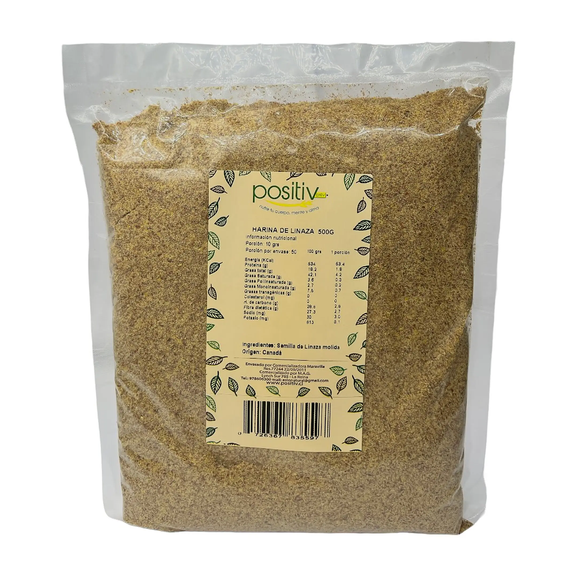 LINAZA MOLIDA 500GR POSITIV - CATEDRAL 1