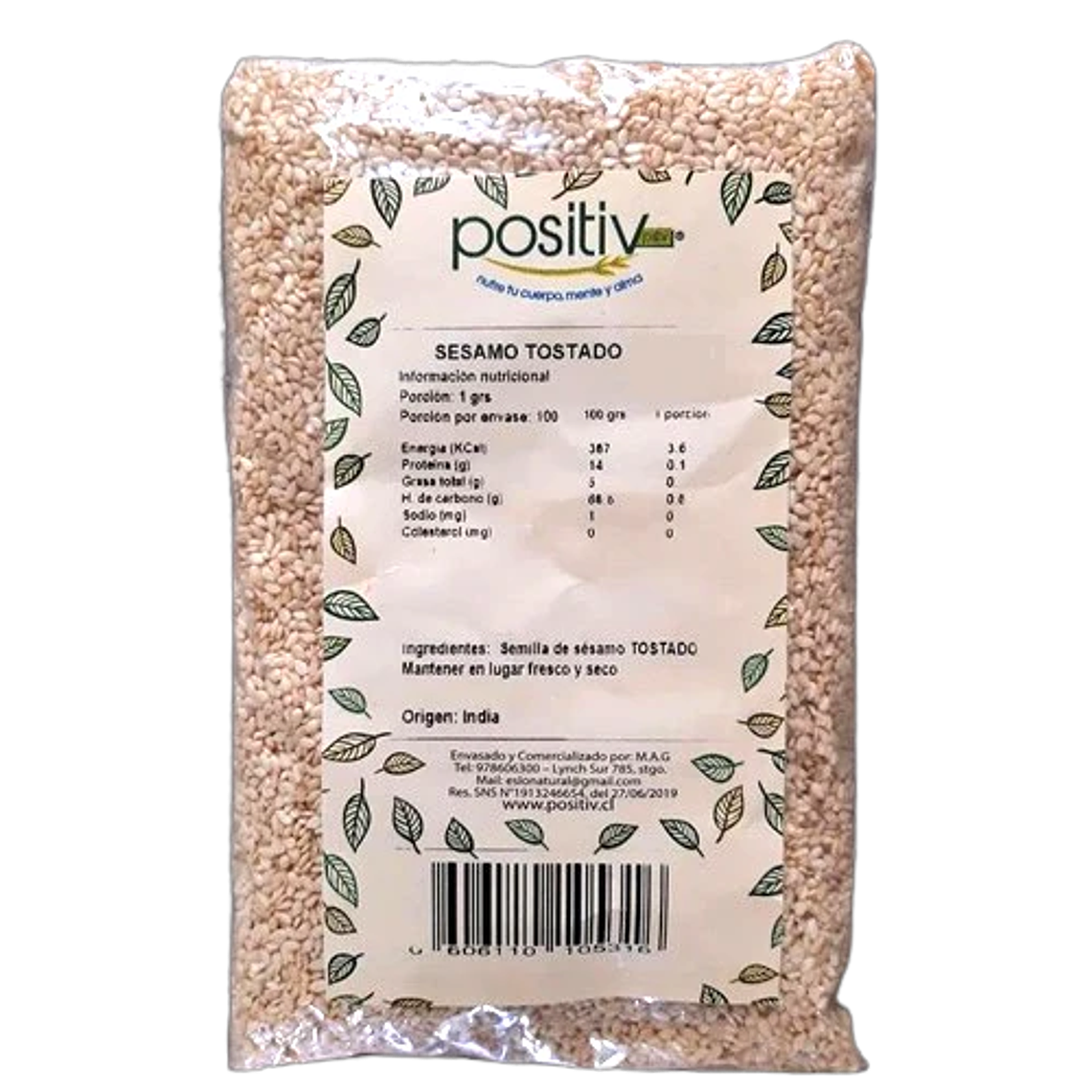 SÉSAMO TOSTADO 100GR POSITIV - CATEDRAL 1