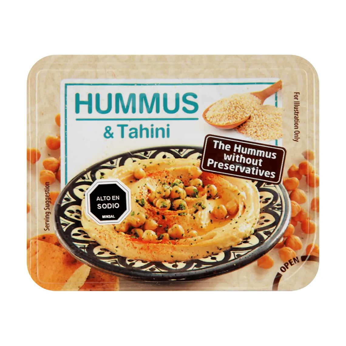 HUMMUS & TAHINI RED SPOON 100 G - CATEDRAL 1