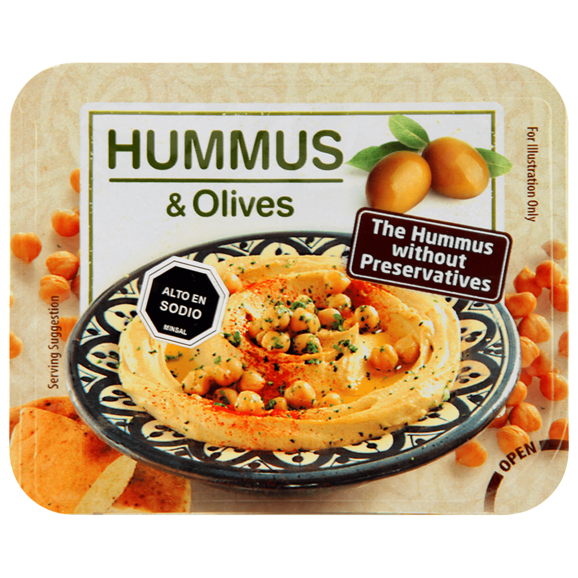 HUMMUS & OLIVA RED SPOON 100 G - CATEDRAL 1