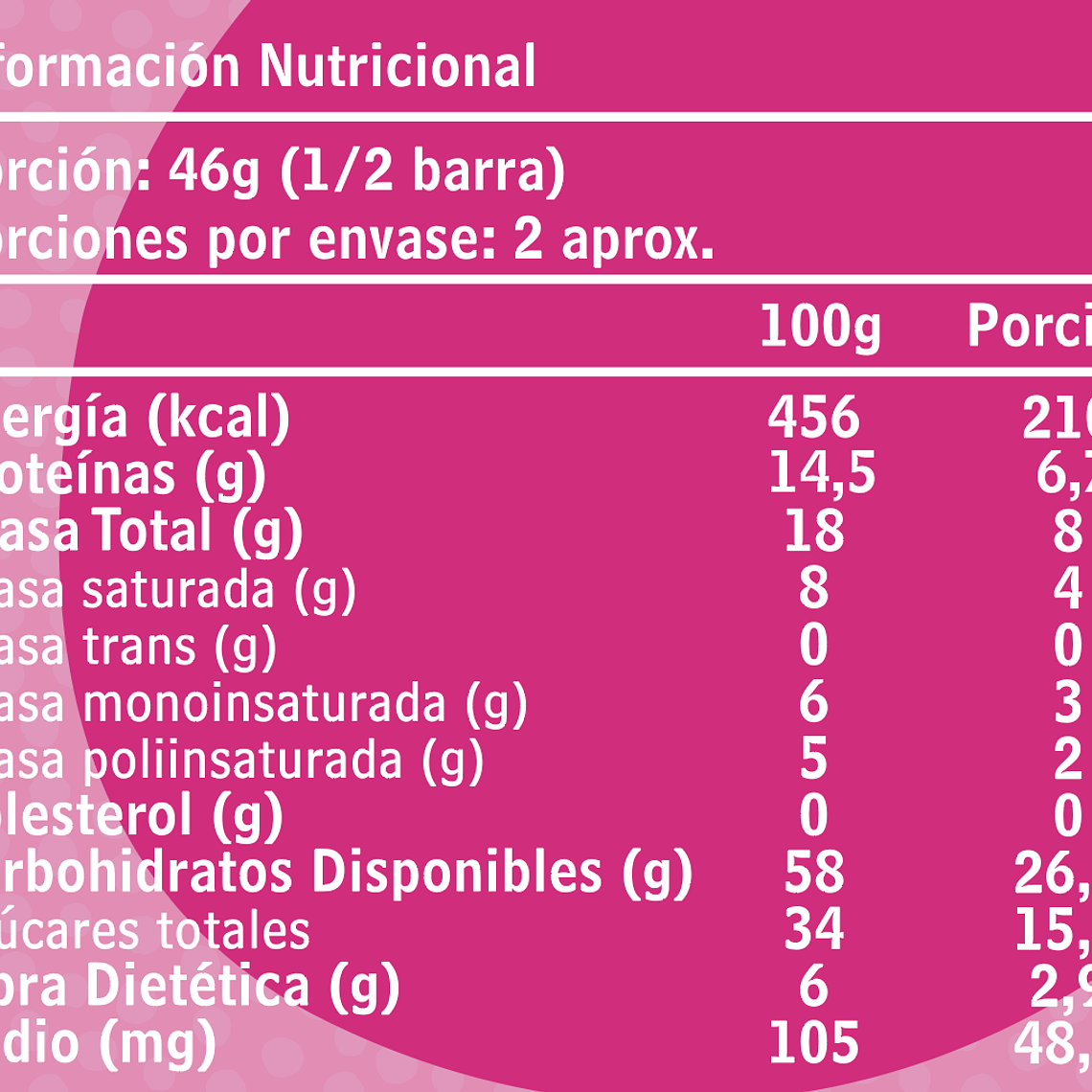 BARRITA ENERGÉTICA XL BLONDIE FITKERY - CATEDRAL 2