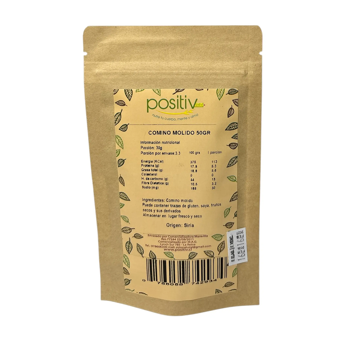 COMINO MOLIDO 50G POSITIV - CATEDRAL 1