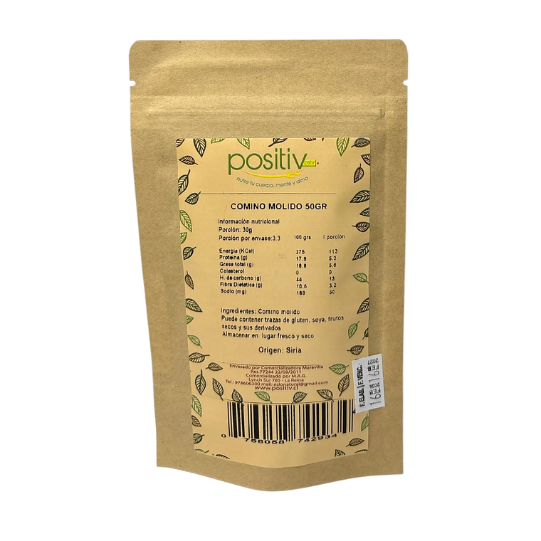 COMINO MOLIDO 50G POSITIV - CATEDRAL 1