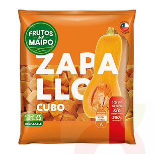 CUBOS ZAPALLO 350 G - CATEDRAL