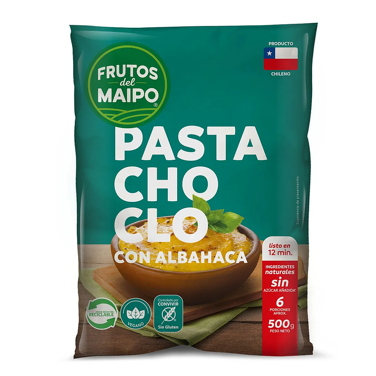 PASTA DE CHOCLO CON ALBAHACA 500 G - CATEDRAL 1